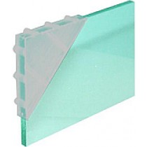 Hoekbescherming voor het glas
