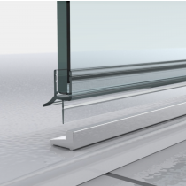 Waterdorpel van gepolijst aluminium