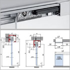 Evolution schuifdeurbeslag mini soft close