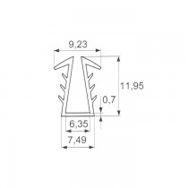 Klemrubber UPR01 