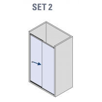 BX-4000 Linea 30 Nis schuifdeur systeem (set 2)