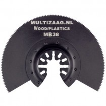 mb38 HSS Segmentzaagblad halve maan 80mm