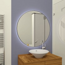 Ronde badkamerspiegel met verlichting en verwarming